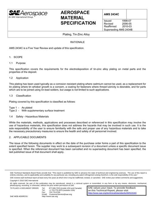SAE AMS2434C SAE AMS2434C pdf