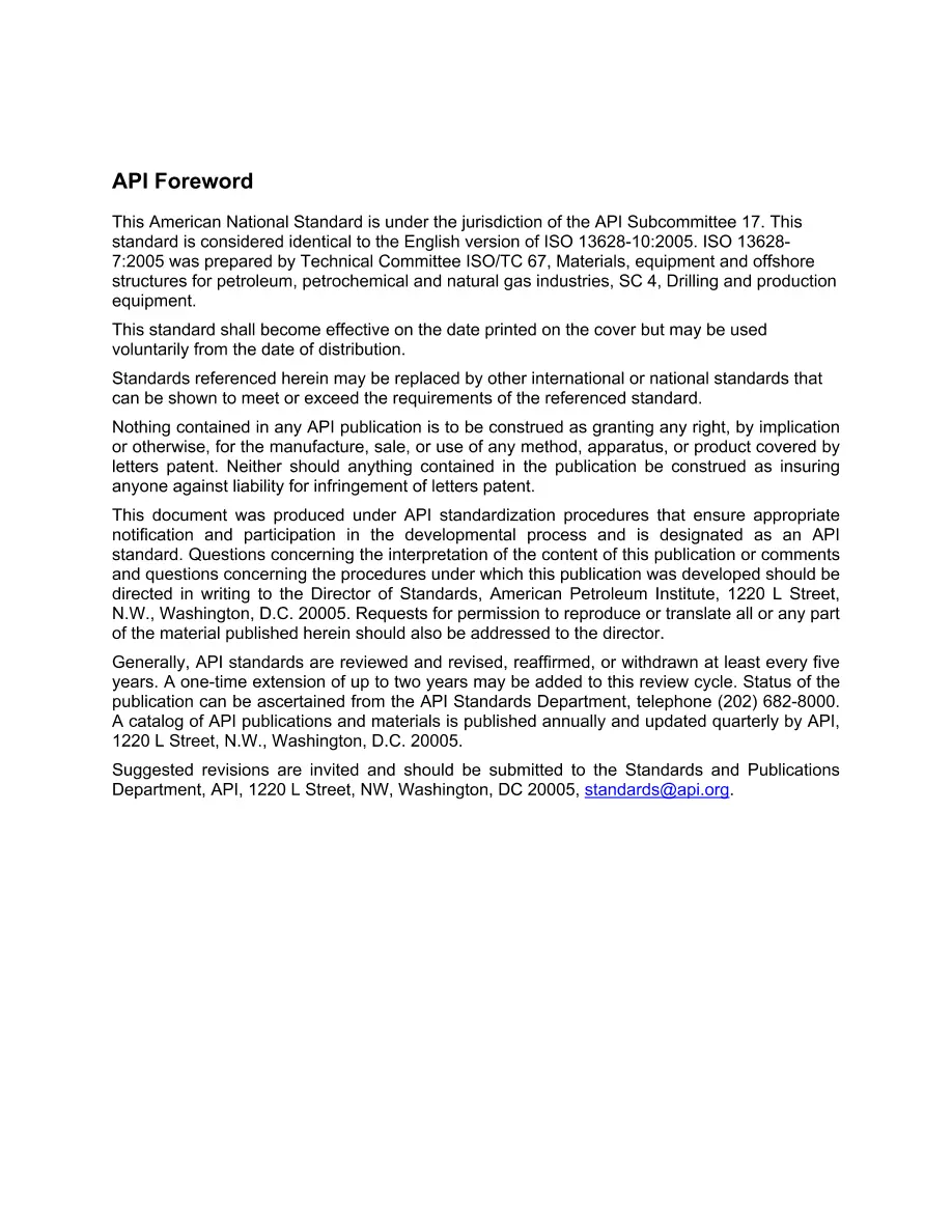 API RP 17G (R2016) API RP 17G (R2016) pdf