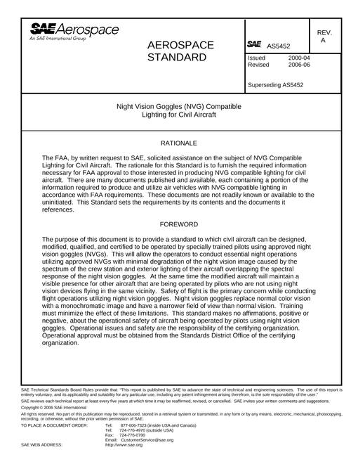 SAE AS5452A SAE AS5452A pdf