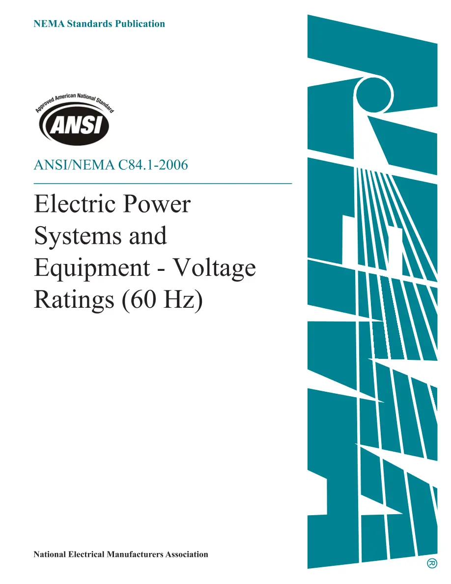ANSI C84.1-2006 ANSI C84.1-2006 pdf