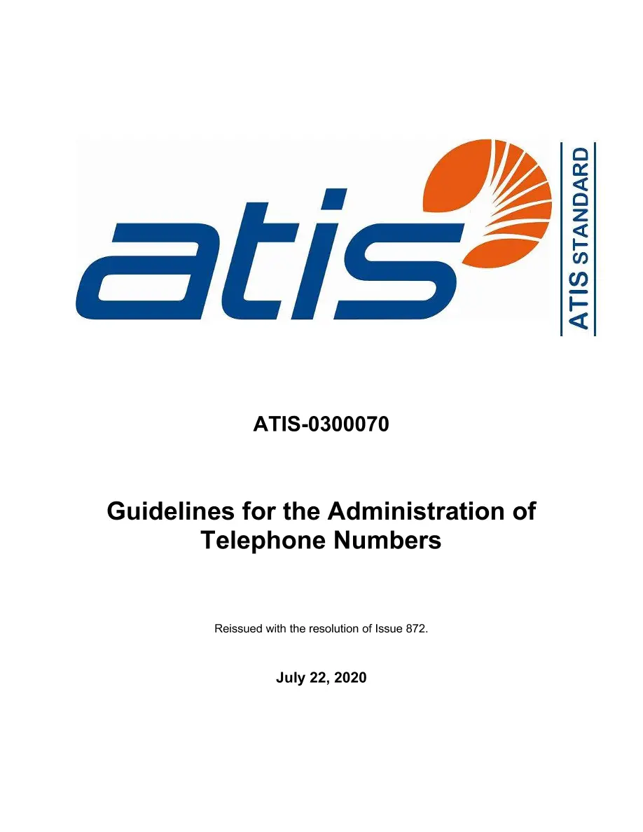 ATIS 0300070(2020-07) ATIS 0300070(2020-07) pdf