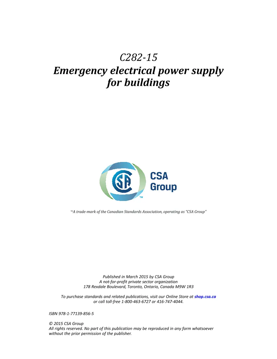 CSA C282-15 pdf