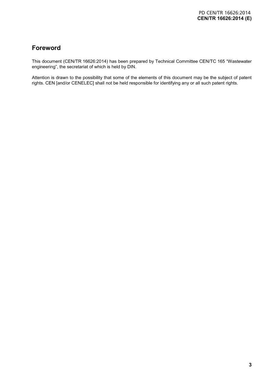 BS PD CEN/TR 16626:2014 BS PD CEN/TR 16626:2014 pdf