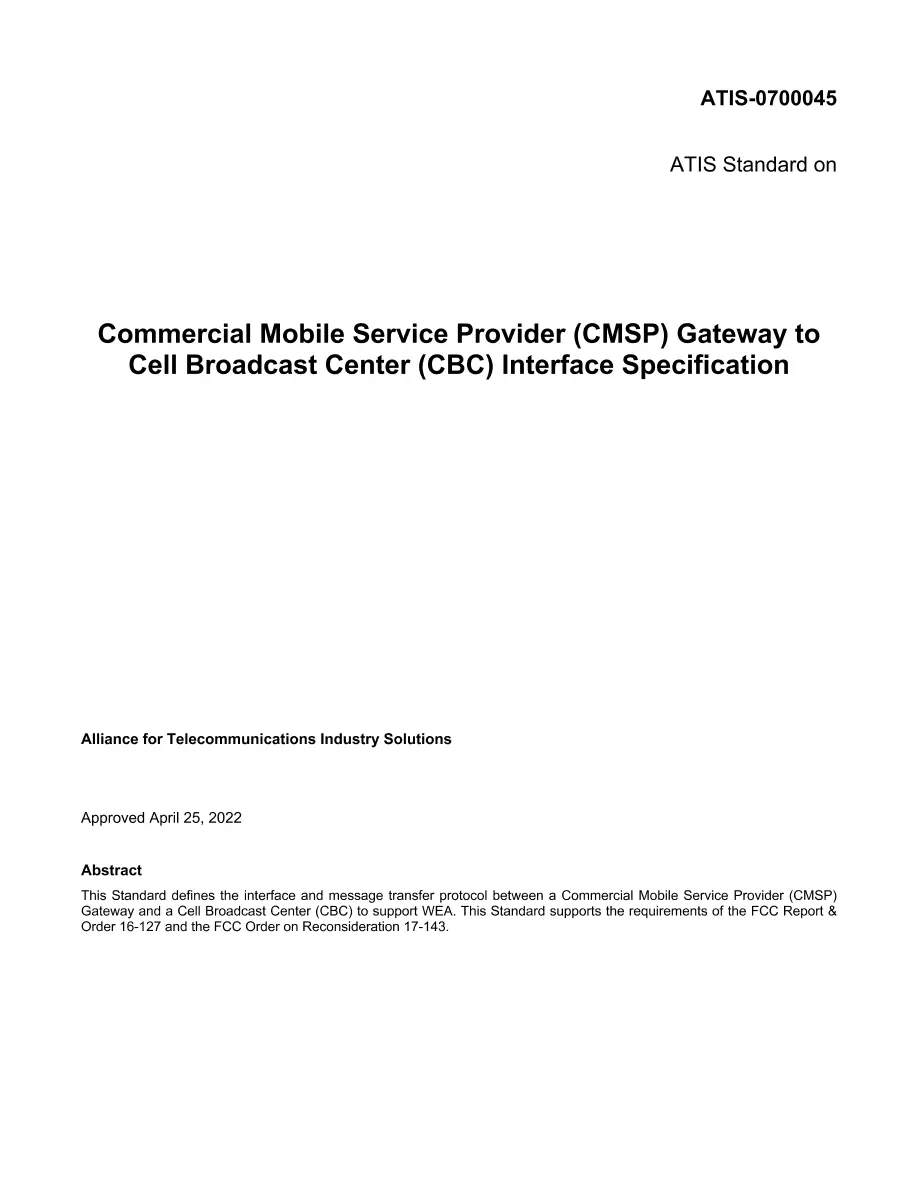 ATIS 0700045 ATIS 0700045 pdf