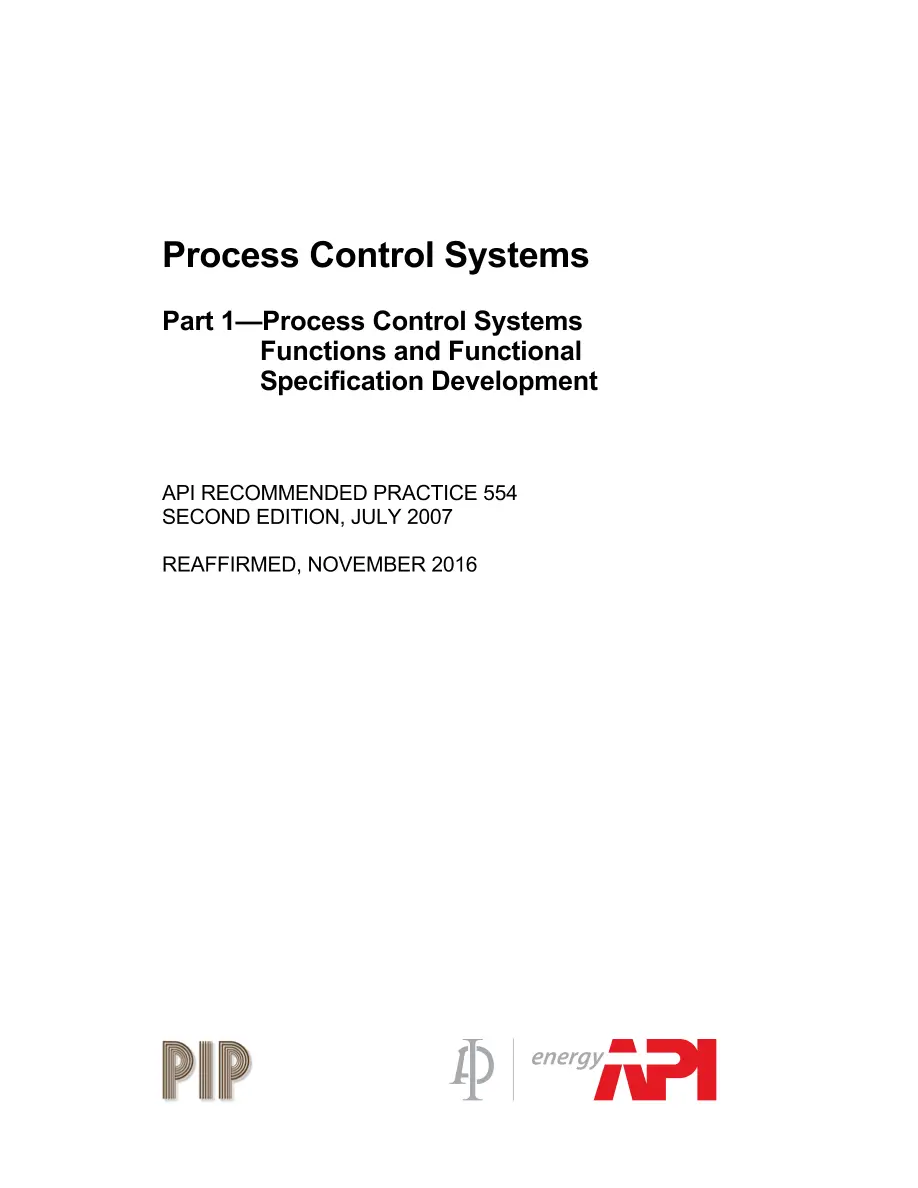 API RP 554 Part 1 (R2016) API RP 554 Part 1 (R2016) pdf