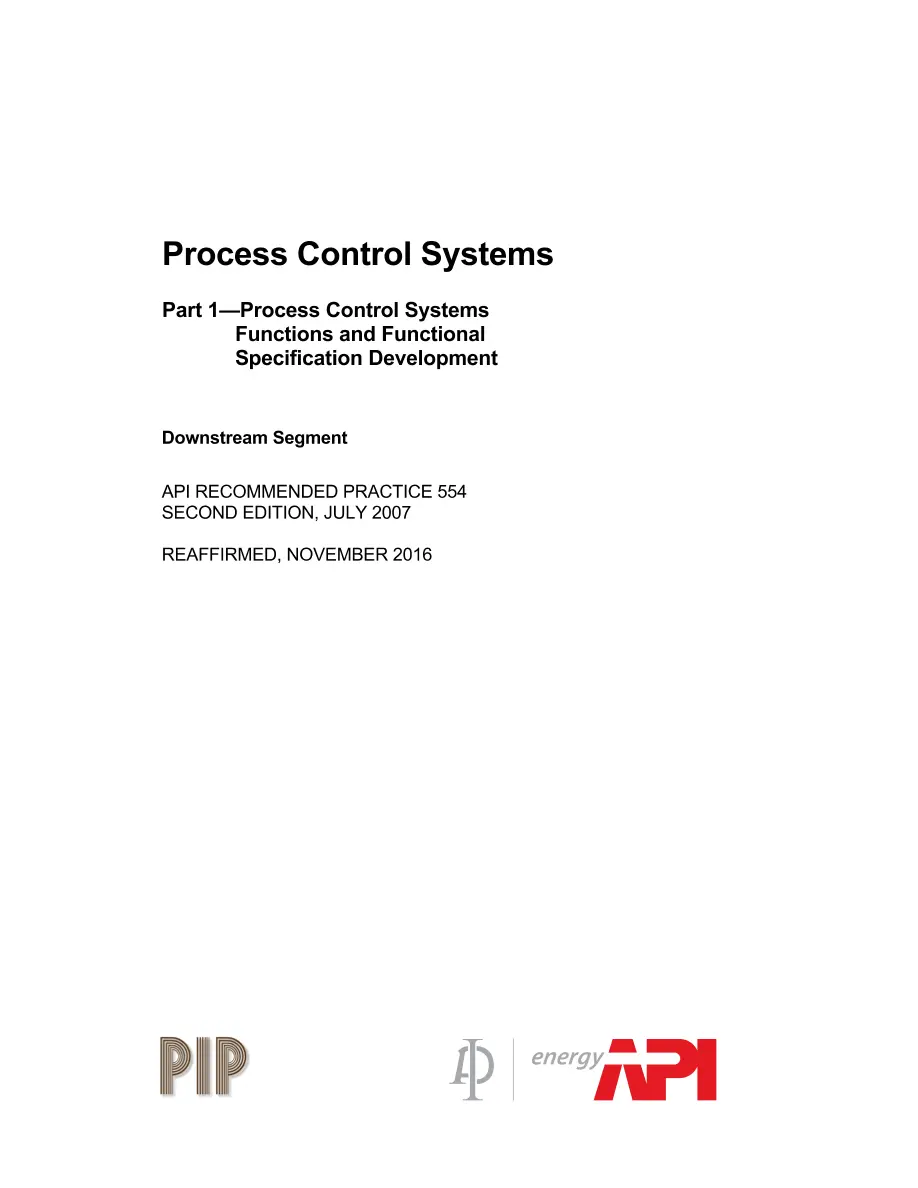 API RP 554 Part 1 (R2016) API RP 554 Part 1 (R2016) pdf