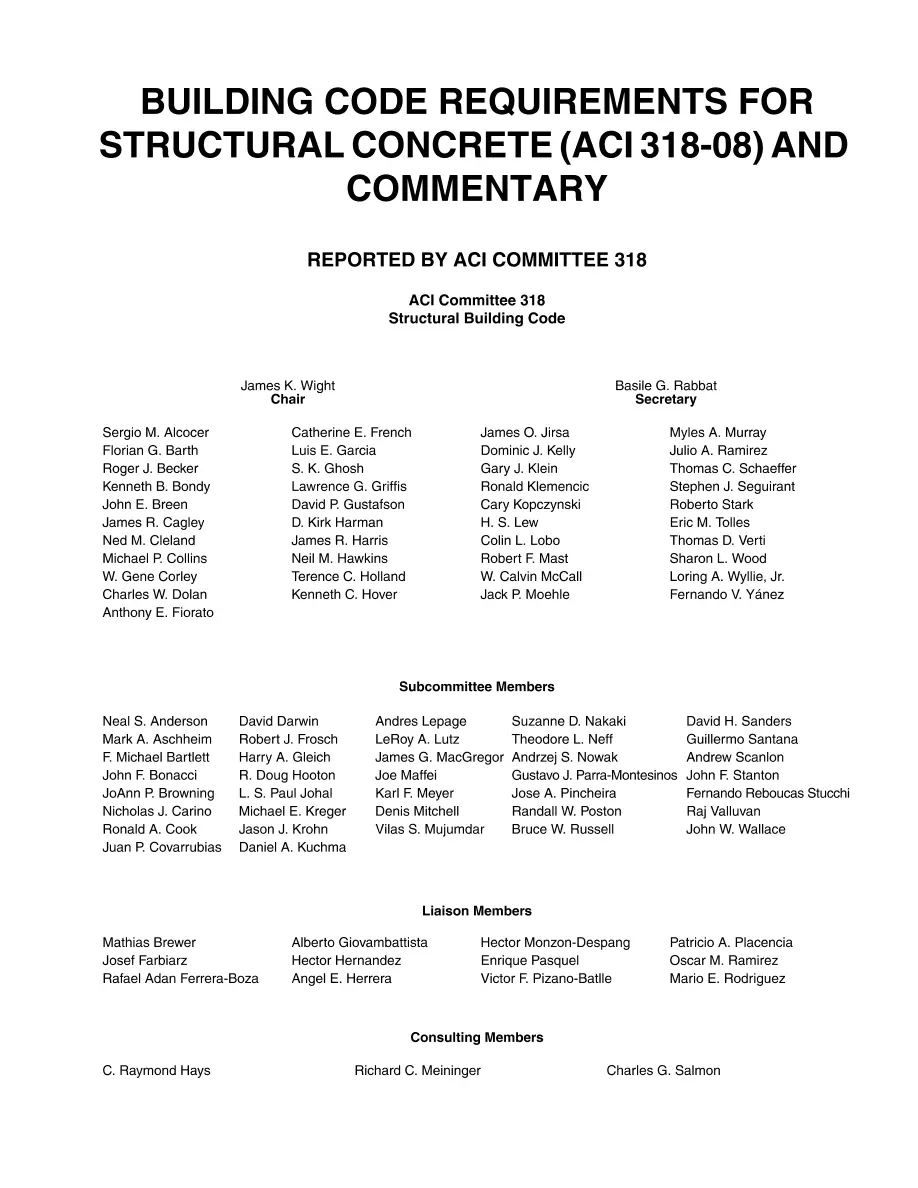 ACI 318-08 ACI 318-08 pdf