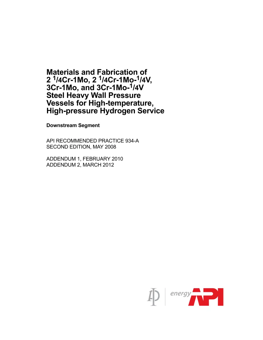 API RP 934-A pdf