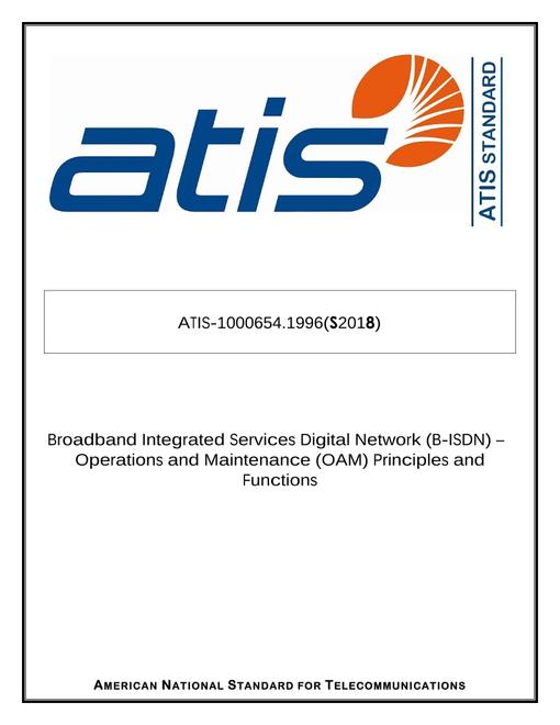 ATIS 1000654.1996(S2018) ATIS 1000654.1996(S2018) pdf