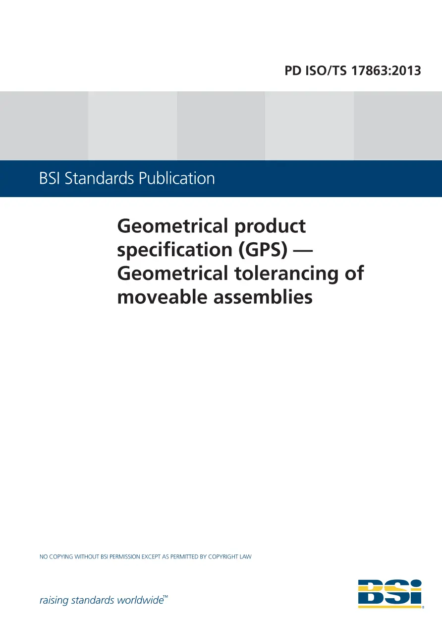 BS PD ISO/TS 17863:2013 BS PD ISO/TS 17863:2013 pdf