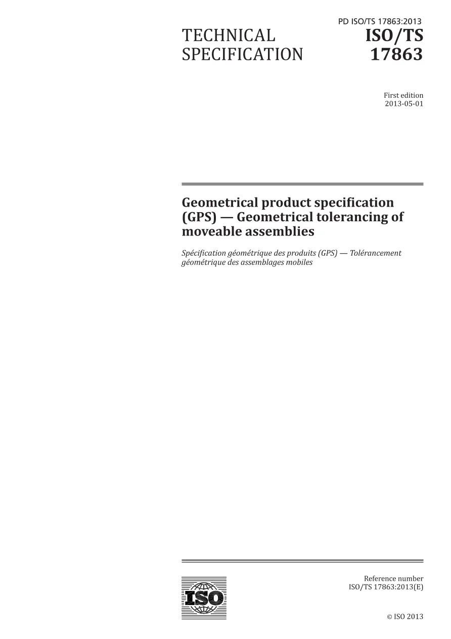 BS PD ISO/TS 17863:2013 BS PD ISO/TS 17863:2013 pdf