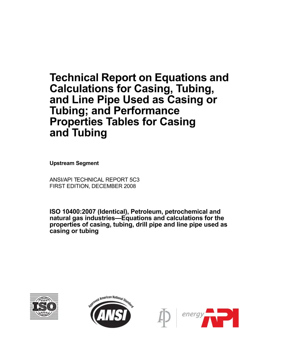 API TR 5C3 API TR 5C3 pdf