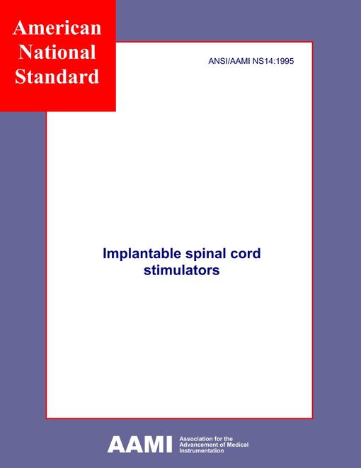 AAMI NS14:1995 AAMI NS14:1995 pdf