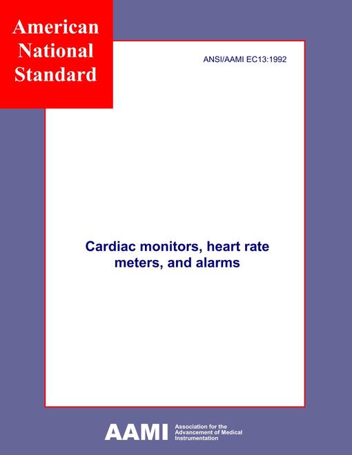 AAMI EC13-92 pdf