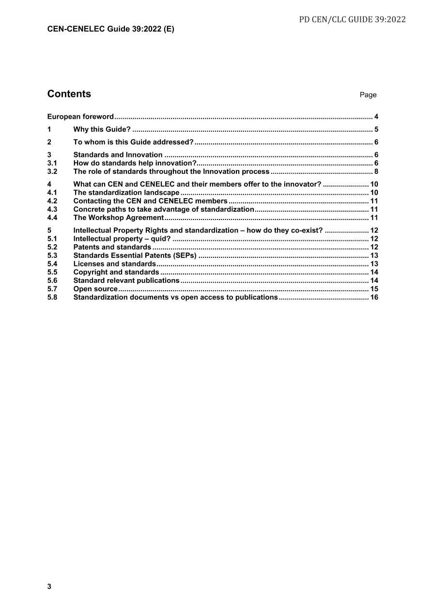 BS PD CEN/CLC GUIDE 39:2022 pdf