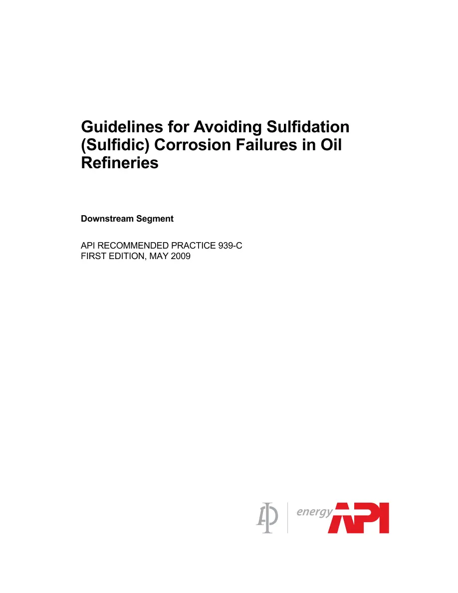 API RP 939-C API RP 939-C pdf