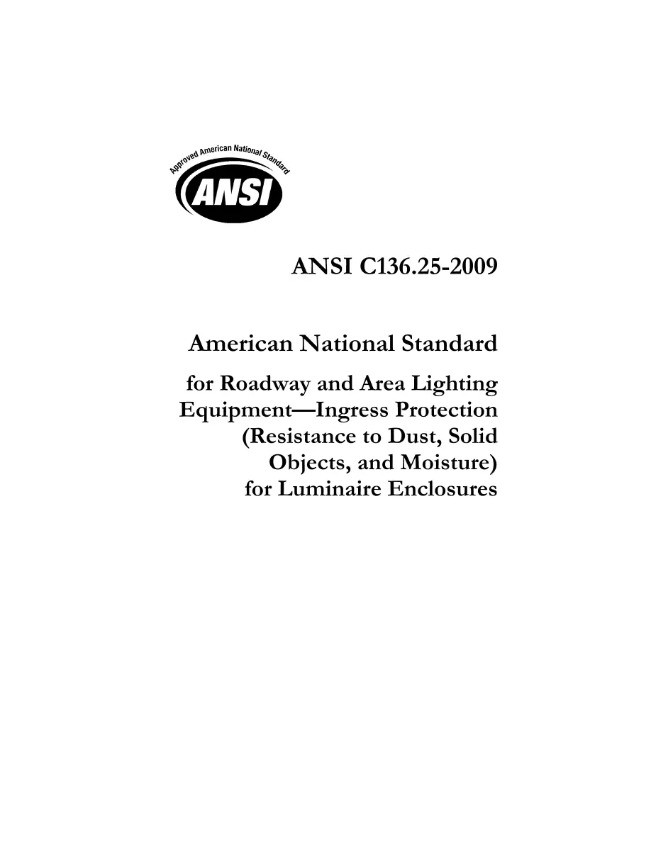 ANSI C136.25-2009 ANSI C136.25-2009 pdf