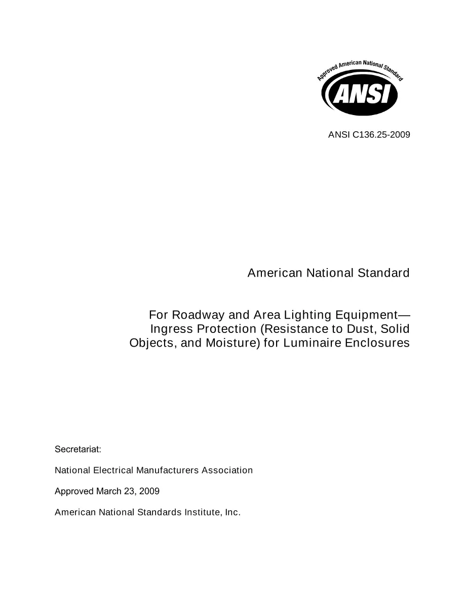 ANSI C136.25-2009 ANSI C136.25-2009 pdf