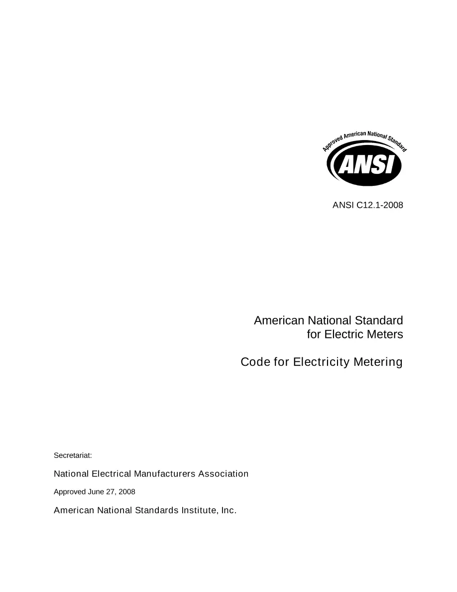 ANSI C12.1-2008 ANSI C12.1-2008 pdf