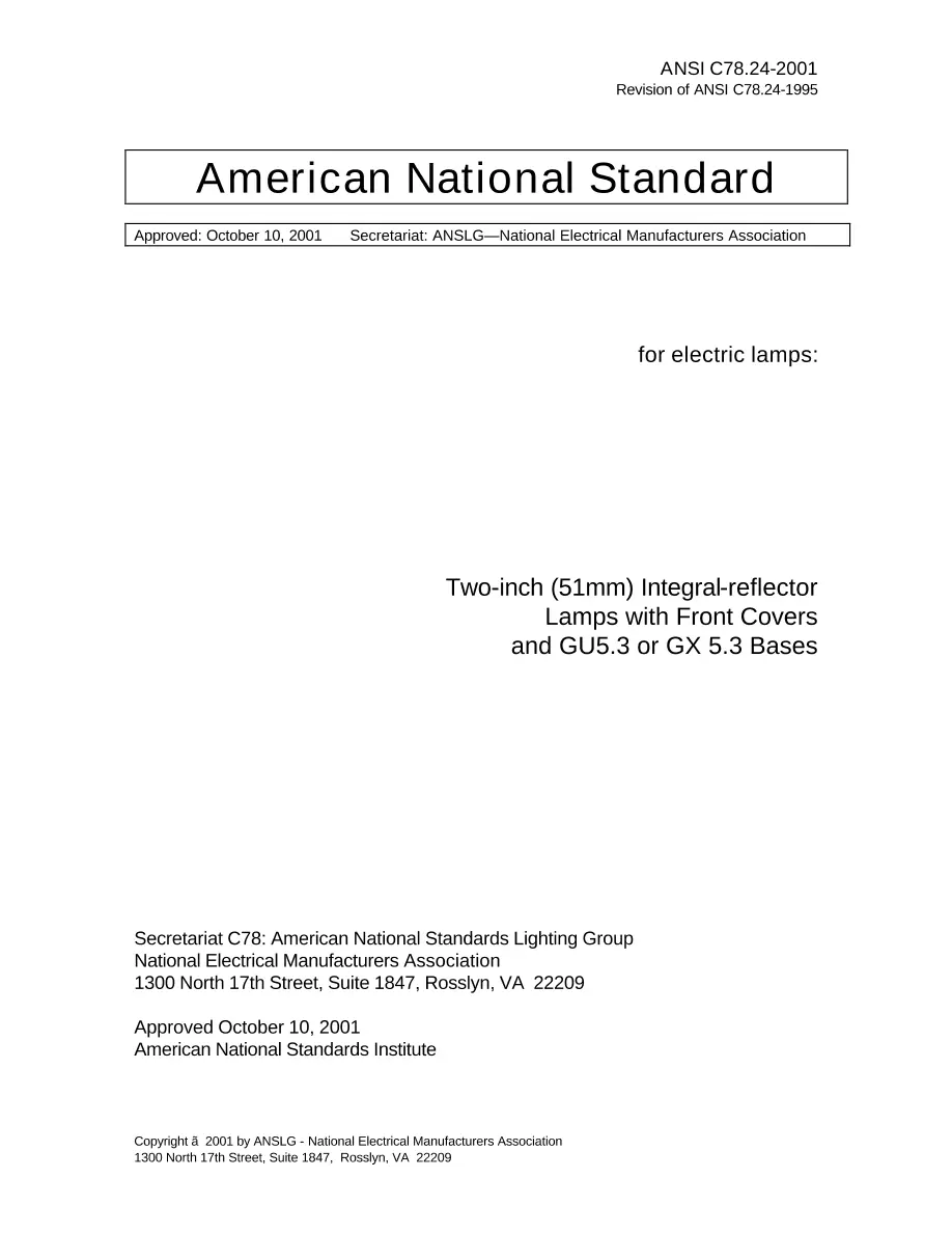 ANSI C78.24-2001 pdf
