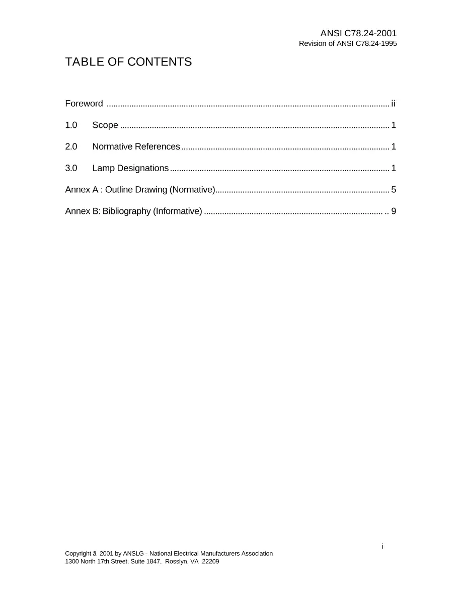 ANSI C78.24-2001 pdf