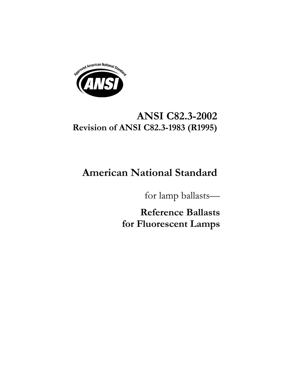ANSI C82.3-2002 pdf