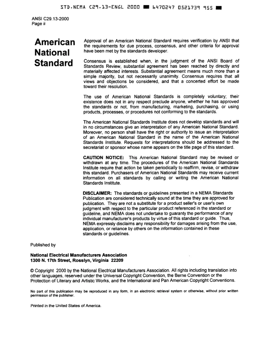 ANSI C29.13-2000 pdf