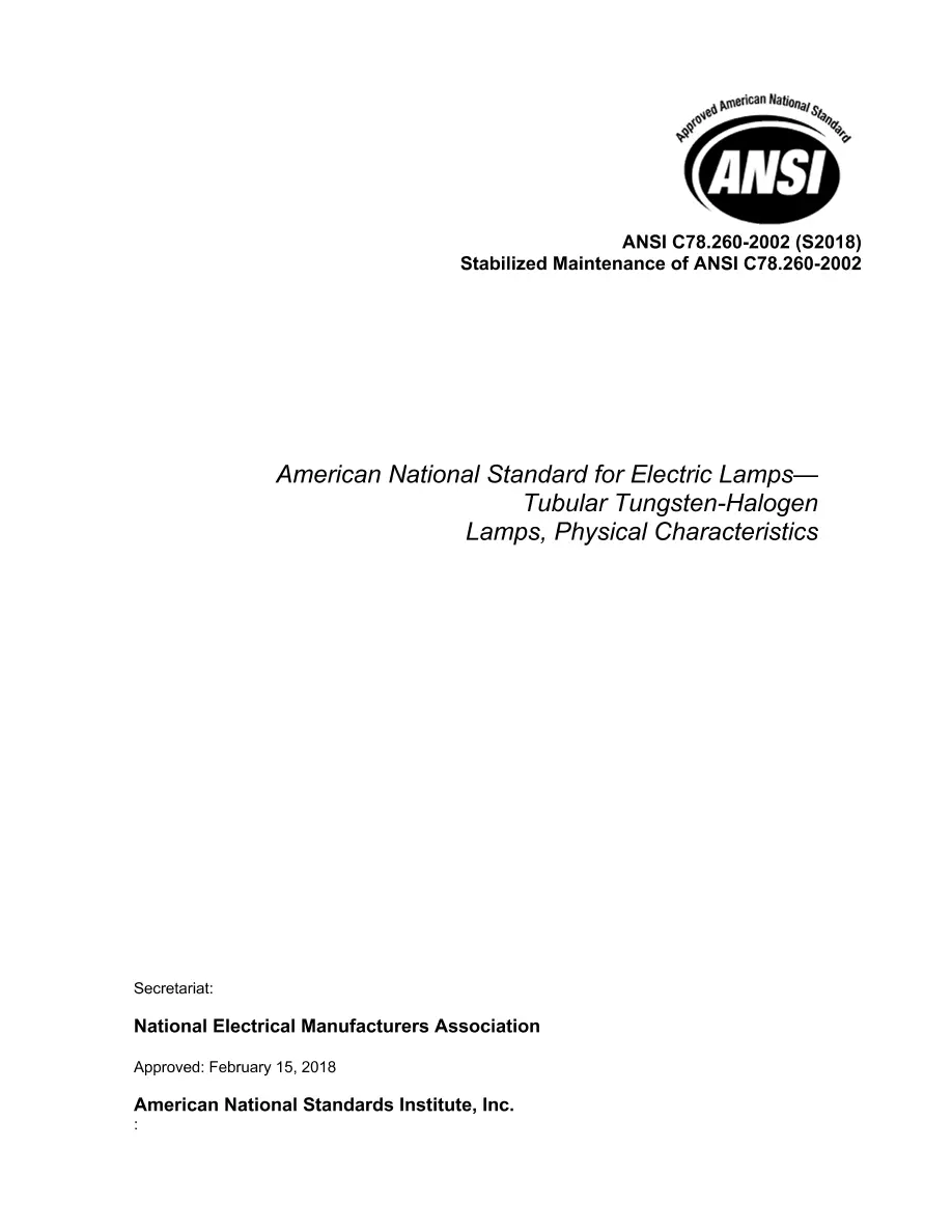 ANSI C78.260-2002 (S2018) ANSI C78.260-2002 (S2018) pdf