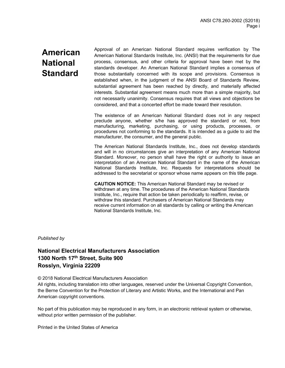 ANSI C78.260-2002 (S2018) ANSI C78.260-2002 (S2018) pdf