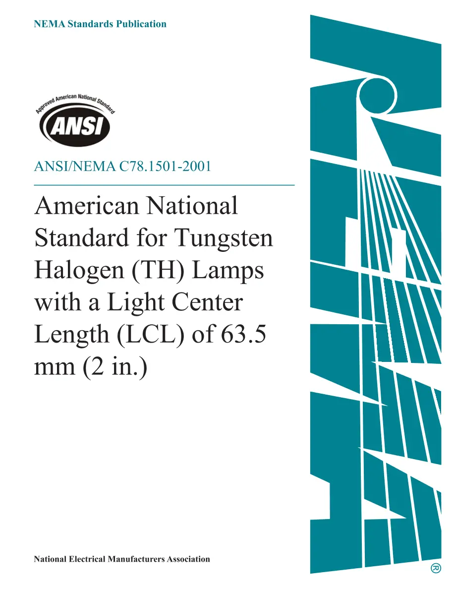 ANSI C78.1501-2001 pdf