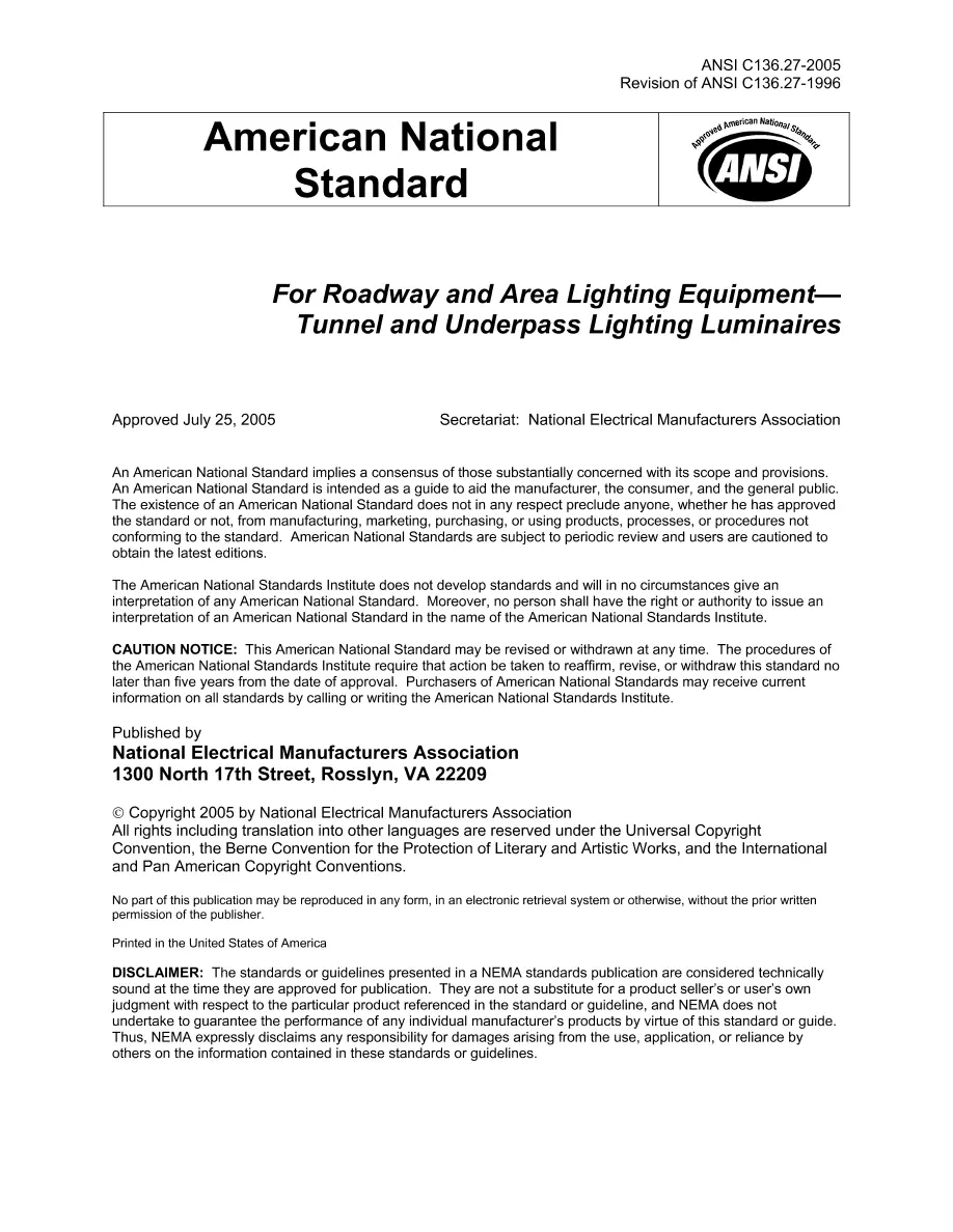 ANSI C136.27-2005 ANSI C136.27-2005 pdf