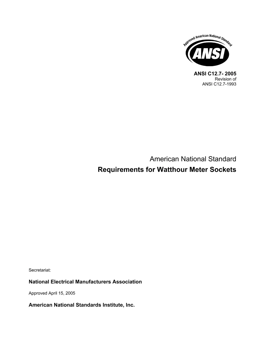 ANSI C12.7-2005 pdf