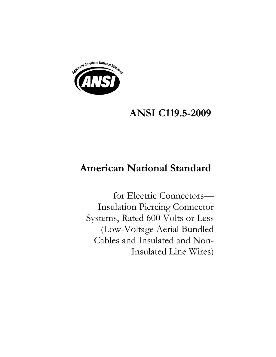 ANSI C119.5-2009 ANSI C119.5-2009 pdf