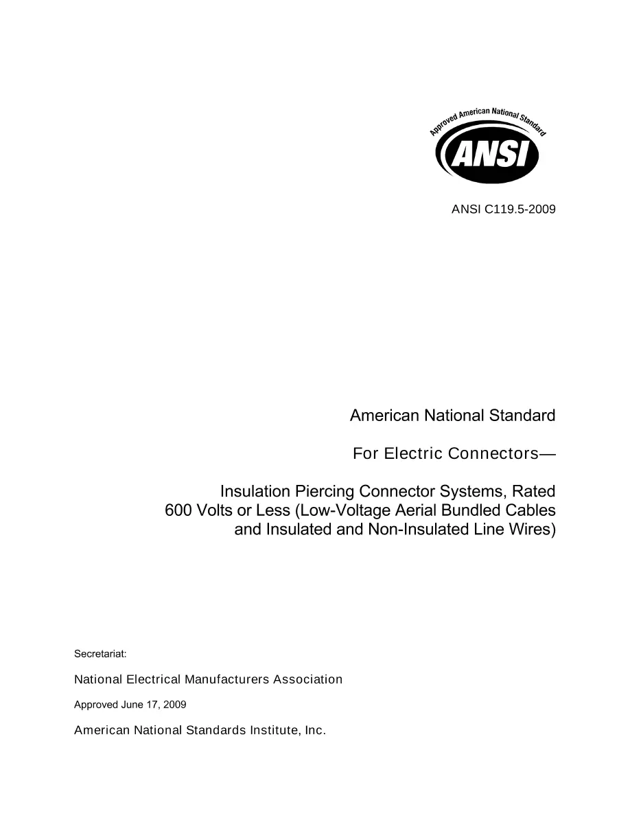 ANSI C119.5-2009 ANSI C119.5-2009 pdf