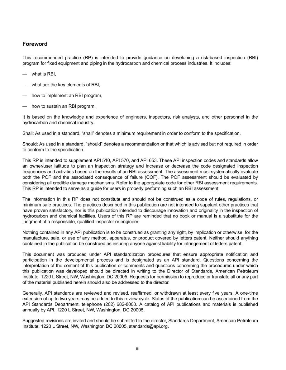 API RP 580 API RP 580 pdf