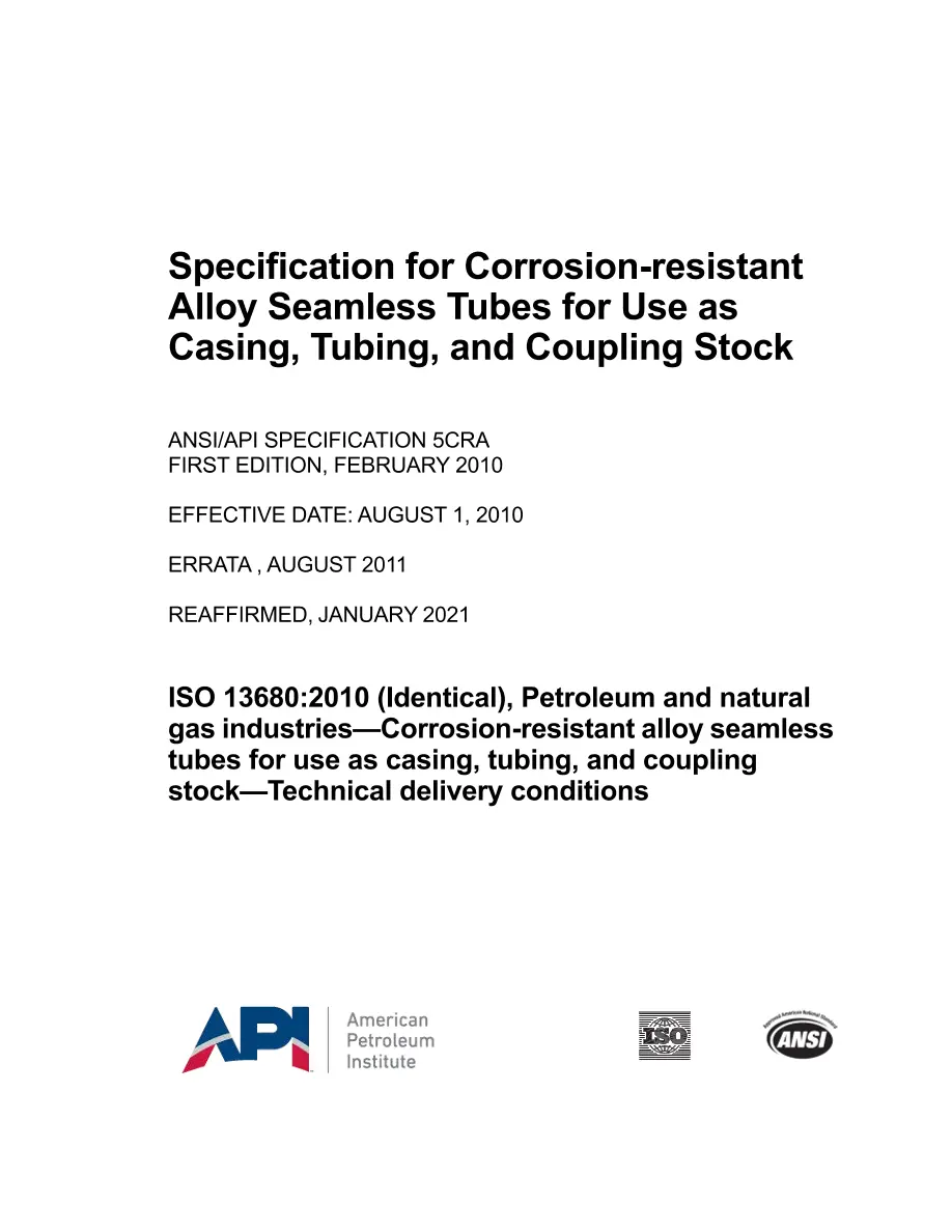 API Spec 5CRA (R2021) API Spec 5CRA (R2021) pdf