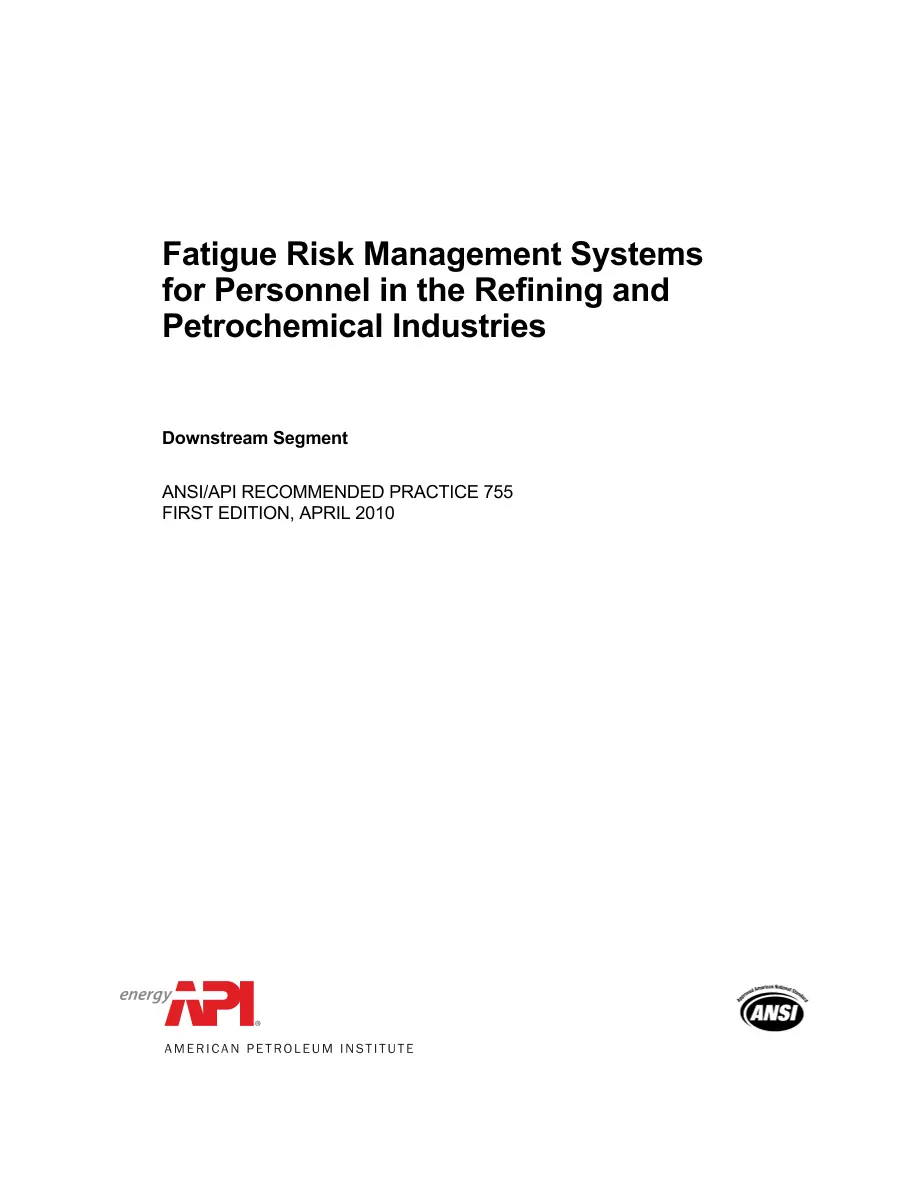API RP 755 pdf