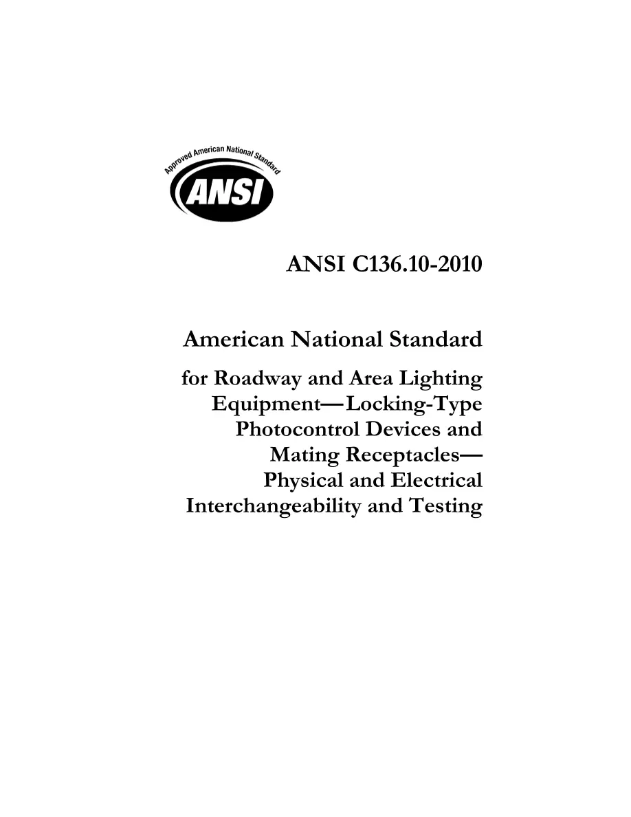 ANSI C136.10-2010 ANSI C136.10-2010 pdf