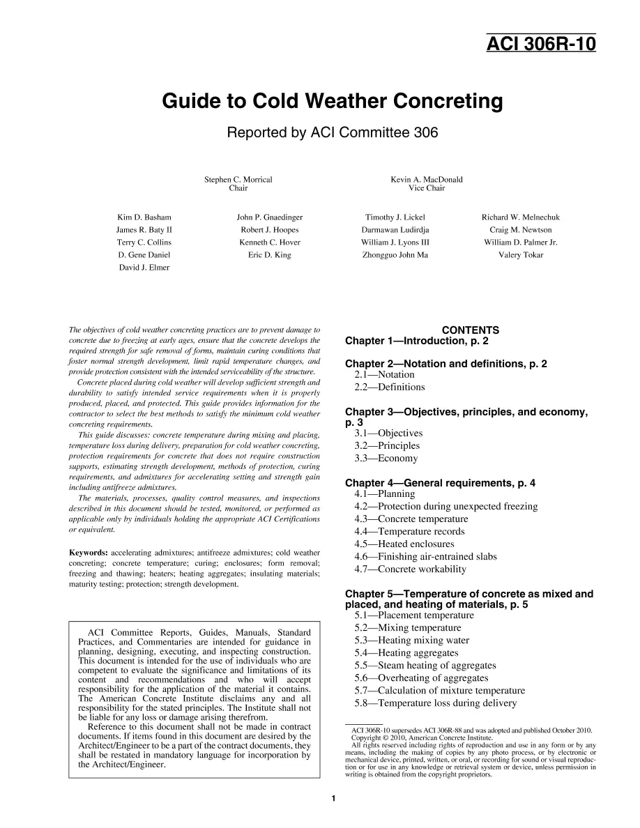 ACI 306R-10 ACI 306R-10 pdf