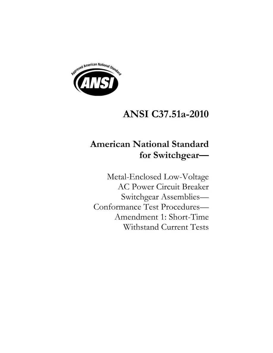 ANSI C37.51a-2010 ANSI C37.51a-2010 pdf