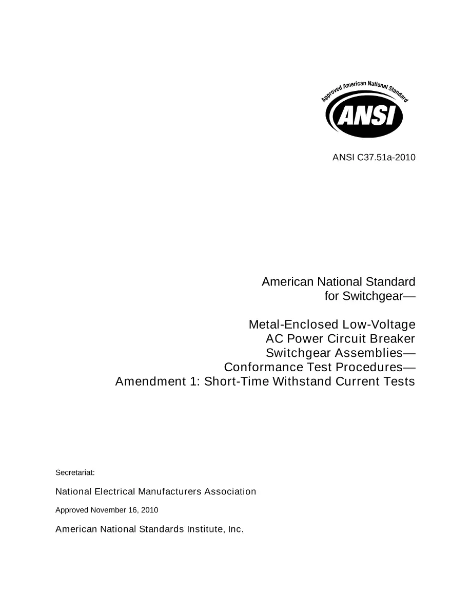 ANSI C37.51a-2010 ANSI C37.51a-2010 pdf