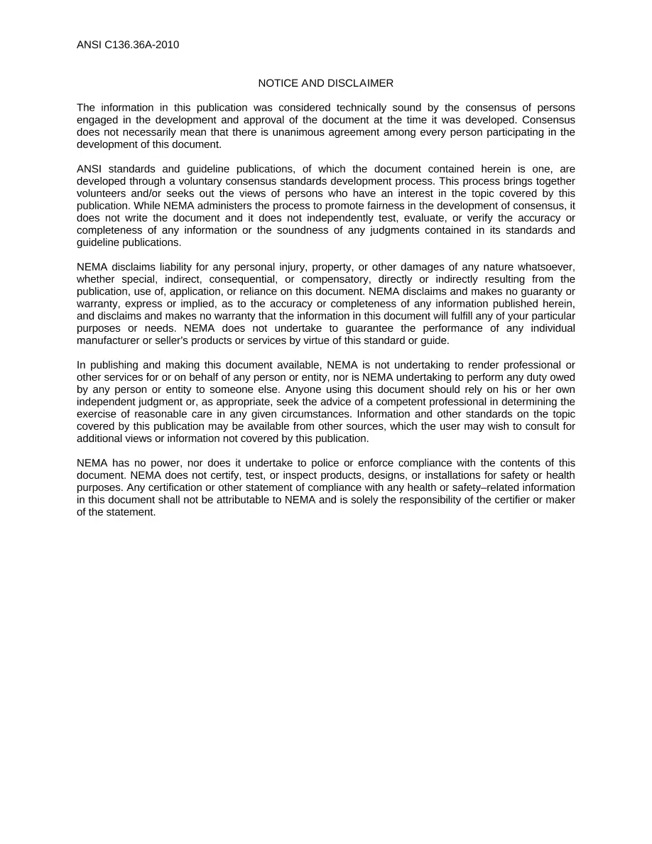 ANSI C136.36A-2010 pdf