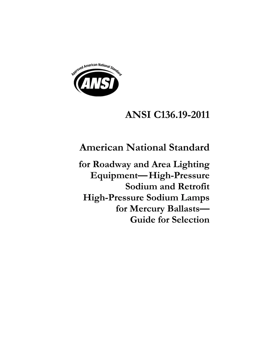 ANSI C136.19-2011 ANSI C136.19-2011 pdf