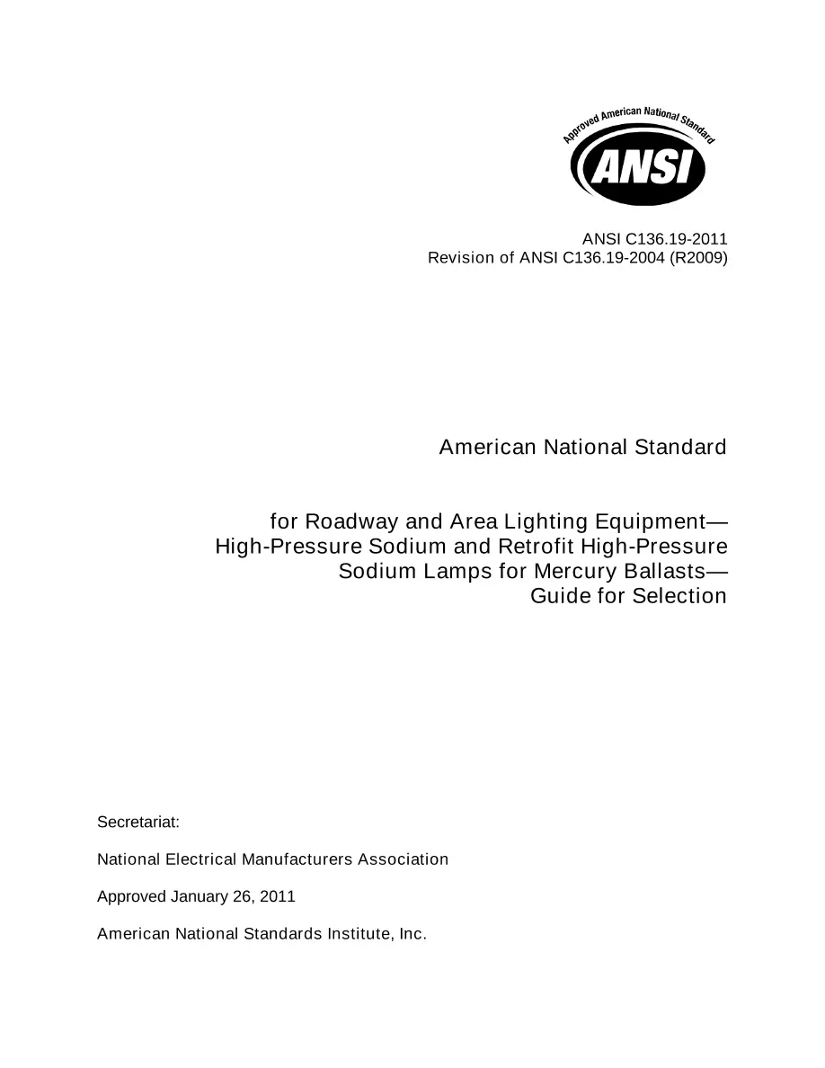 ANSI C136.19-2011 ANSI C136.19-2011 pdf
