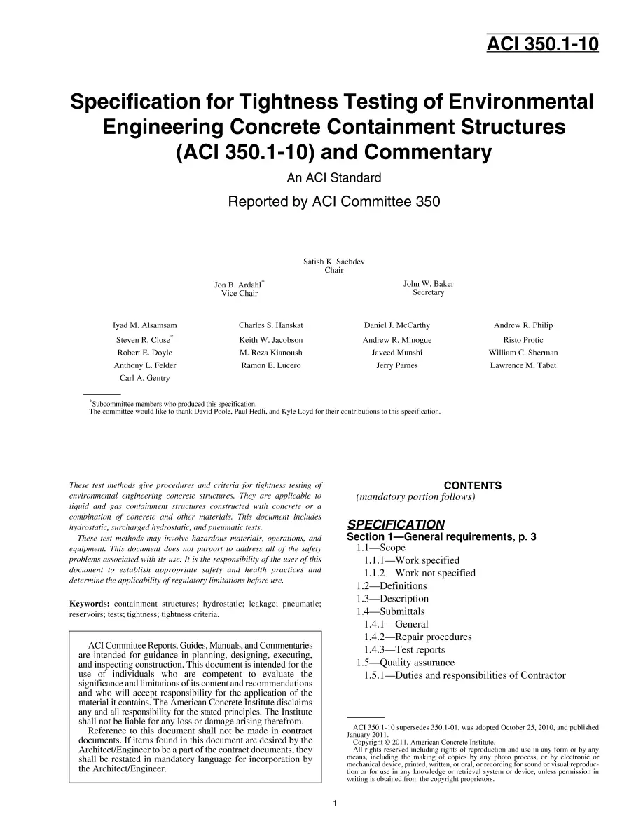 ACI 350.1-10 ACI 350.1-10 pdf
