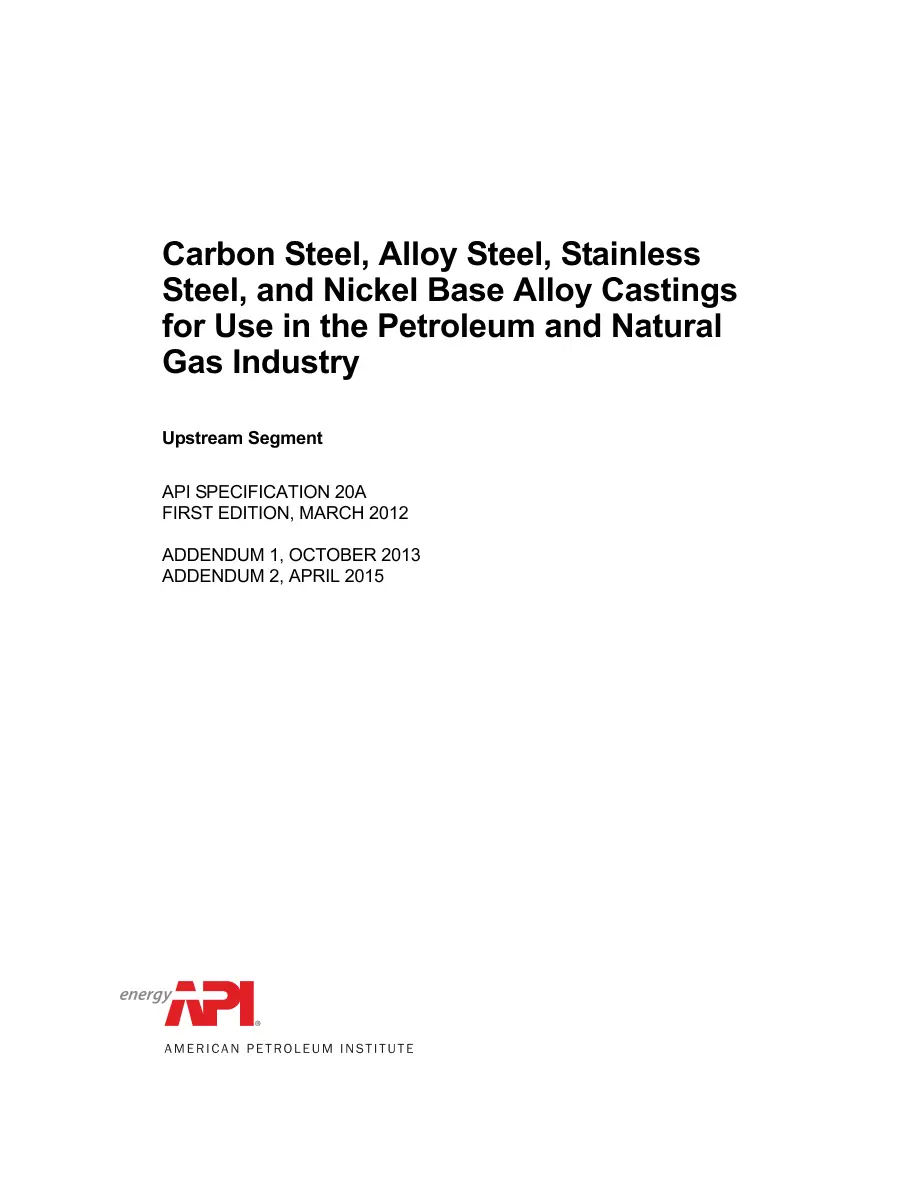 API Spec 20A pdf
