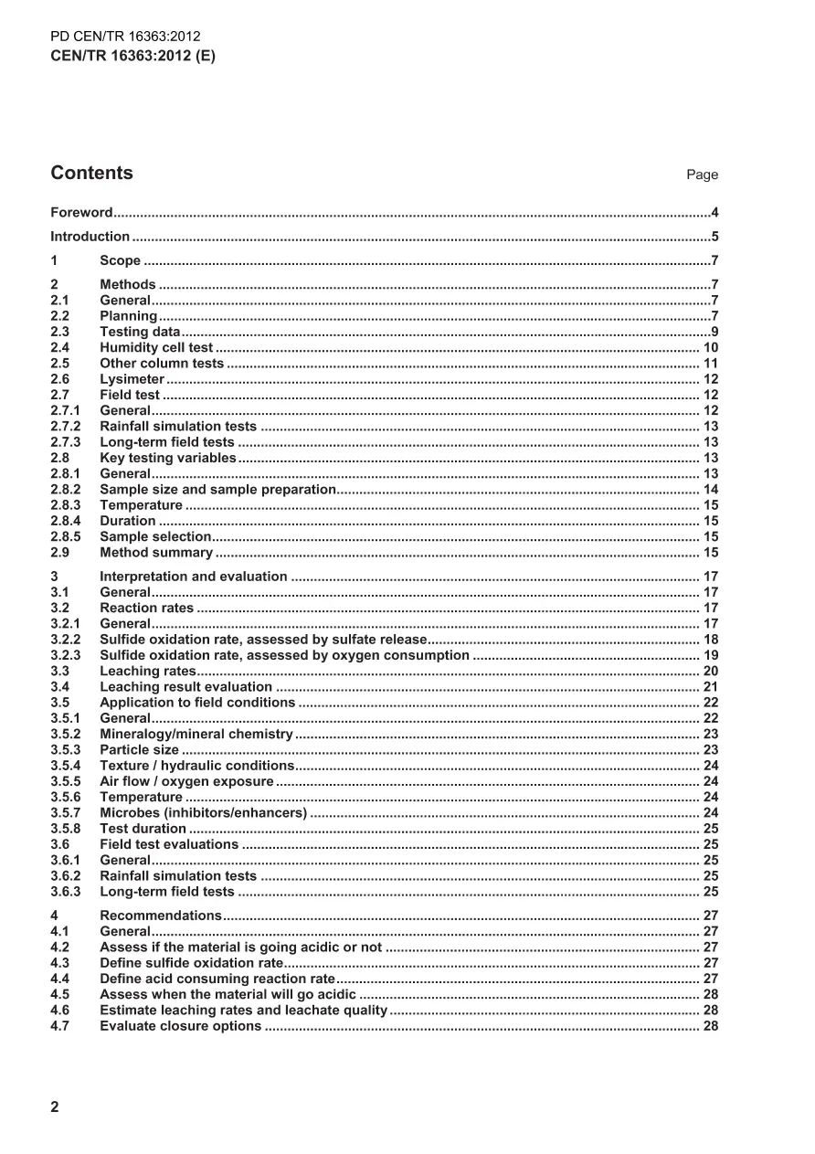 BS PD CEN/TR 16363:2012 BS PD CEN/TR 16363:2012 pdf