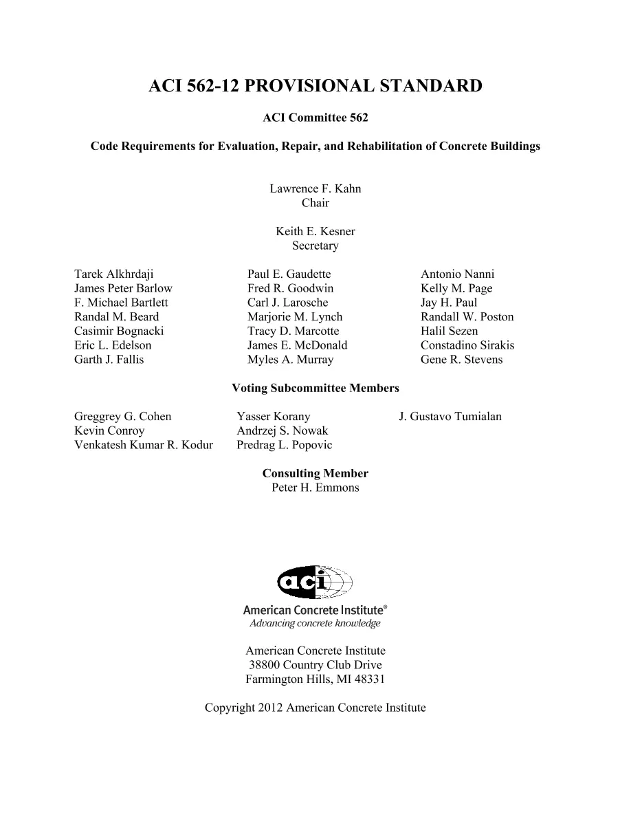 ACI 562-12 ACI 562-12 pdf
