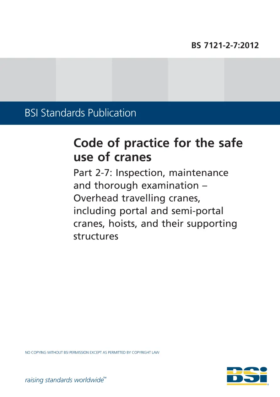 BS 7121-2-7:2012 pdf