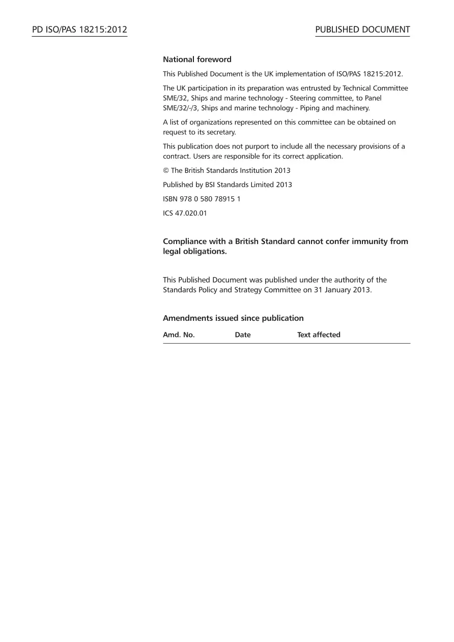 BS PD ISO/PAS 18215:2012 pdf